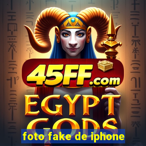 foto fake de iphone